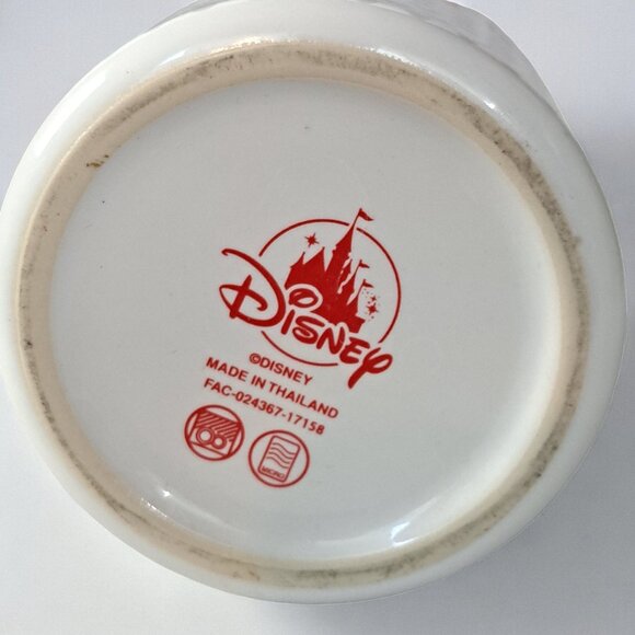 Disney Parks Ceramic Coffee Mug "Mickey Makes Monday Feel Like Friday" Red White - Picture 5 of 12